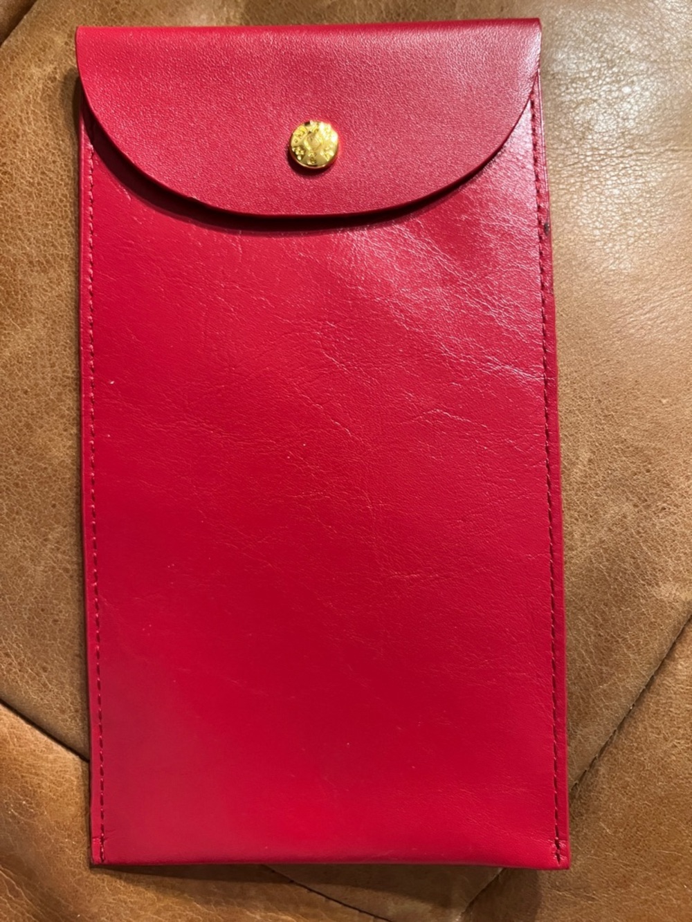MZ Wallace Red Leather Lunar New Year Money Envelope Year of the Horse - Picture 2 of 7
